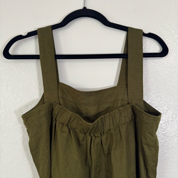 Quince 100% European Linen Square Neck Jumpsuit - Picture 5 of 16